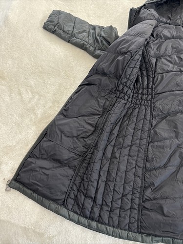Chaqueta con capucha larga acolchada verde oliva talla S de LUCKY BRAND para mujer - Imagen 4 de 7