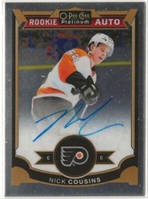 2015-16 O-Pee-Chee Platinum Rookie Auto #171 Nick Cousins Philadelphia Flyers
