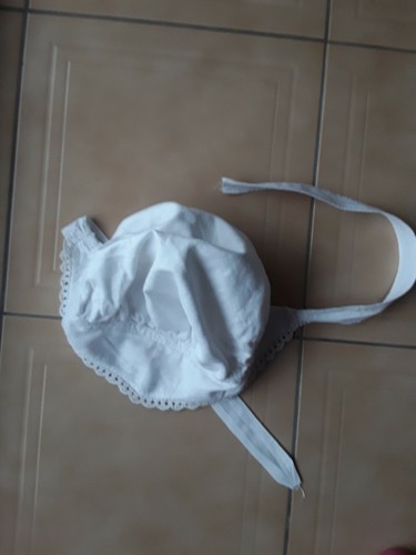 COIFFE begin A casquette coton pilou dentelle de crochet#cap - Picture 3 of 3