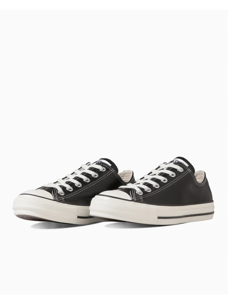 CONVERSE ALL STAR R OLIVE GREEN LEATHER OX black Unisex Sneakers US Size 3-11.5