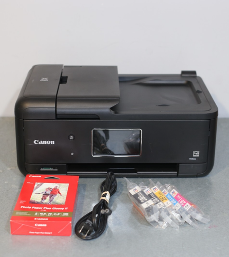 Canon PIXMA TR8622 All-in-One Color Inkjet Printer, Print, Scan, Copy, Fax Black