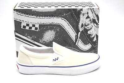 国内配送 VANS SLIP-ON PRO STV NAVY /CLASSIC WHITE VANS SKATE SLIP ON OFF WHITE VN0A5FCAOFW SUEDE MEN'S SNEAKER
