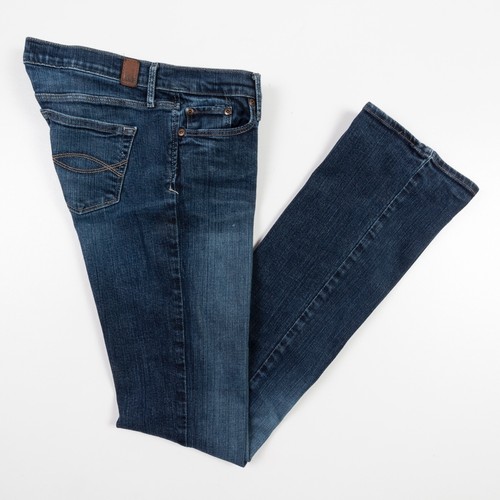 Pantalones de mezclilla ABERCROMBIE & FITCH EMMA Bootcut para mujer 6L L34 alto algodón elástico - Imagen 10 de 10