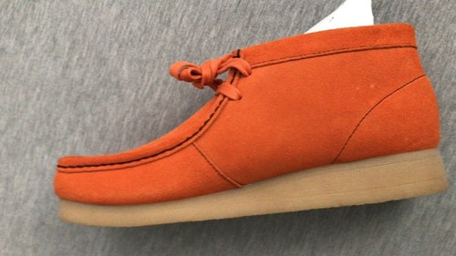 Clarks Wallabe Chukka Stinson Hi Suede Orange [67912] Orange US 8,5 M UK 8 EU 42 - Bild 9 von 11