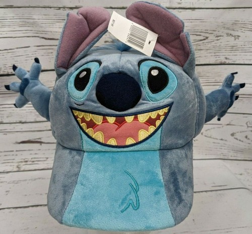 Disney Parks Stitch Character Plush Baseball Hat Cap Adult Size NEW Novelty