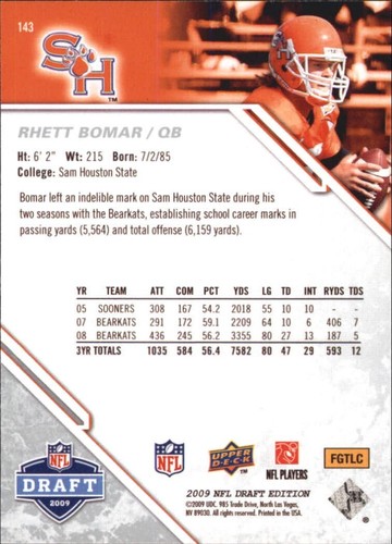 Fútbol americano Upper Deck Draft Edition 2009 #1-295 radiocontrol ¡Compra a granel ahorra! 💰 - Imagen 41 de 45