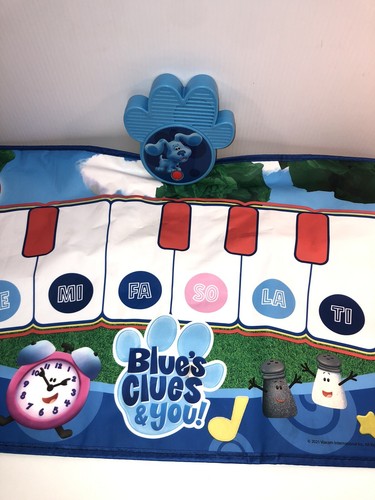 Blues Clues & You 36” x 16” keyboard Piano Mat - Real playing piano - Picture 3 of 13