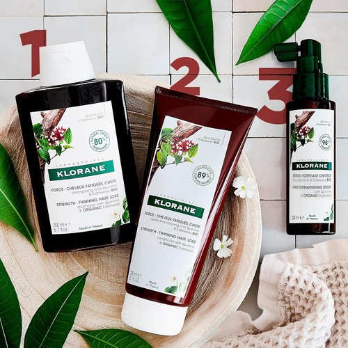 Klorane Strengthening Quinine & Organic Edelweiss Shampoo 400 ml - Picture 6 of 7