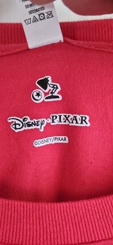ZUNI Ropa Deportiva Camisa Roja Disney Pixar EL INCREÍBLE Hombres XL Algodón Preencogido - Imagen 6 de 6