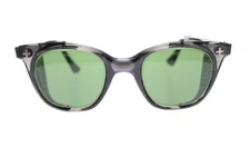 VTG 60s Jackson Safety Welding Glasses AS3 Glass Green Lenses Side Shields Z87