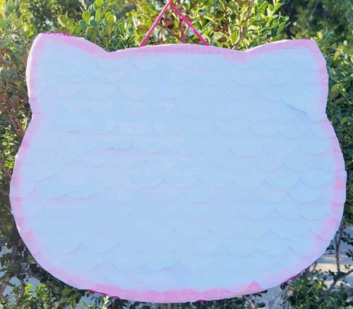 Hello Kitty Piñata Handmade Custom Fun Cute Birthday Party Decor Pinata Small - Picture 7 of 7