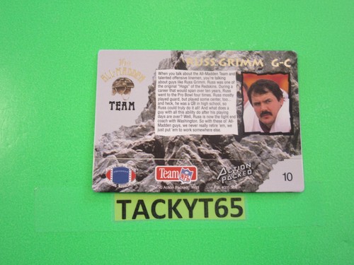 1993 ALL-MADDEN TEAM 10TH ANNIVERSARY ACTION PACKED SINGLE CARD(S) - Picture 20 of 44
