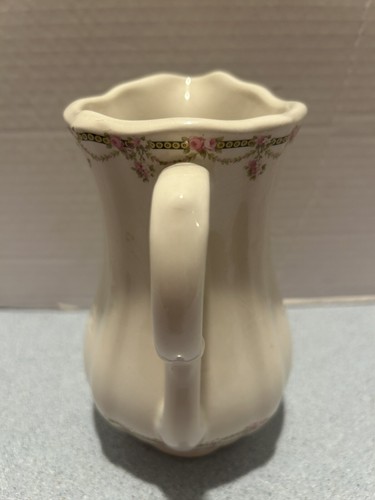 Ancien pichet à fleurs 6"H Empress Ironstone Staffordshire England - Photo 5/8