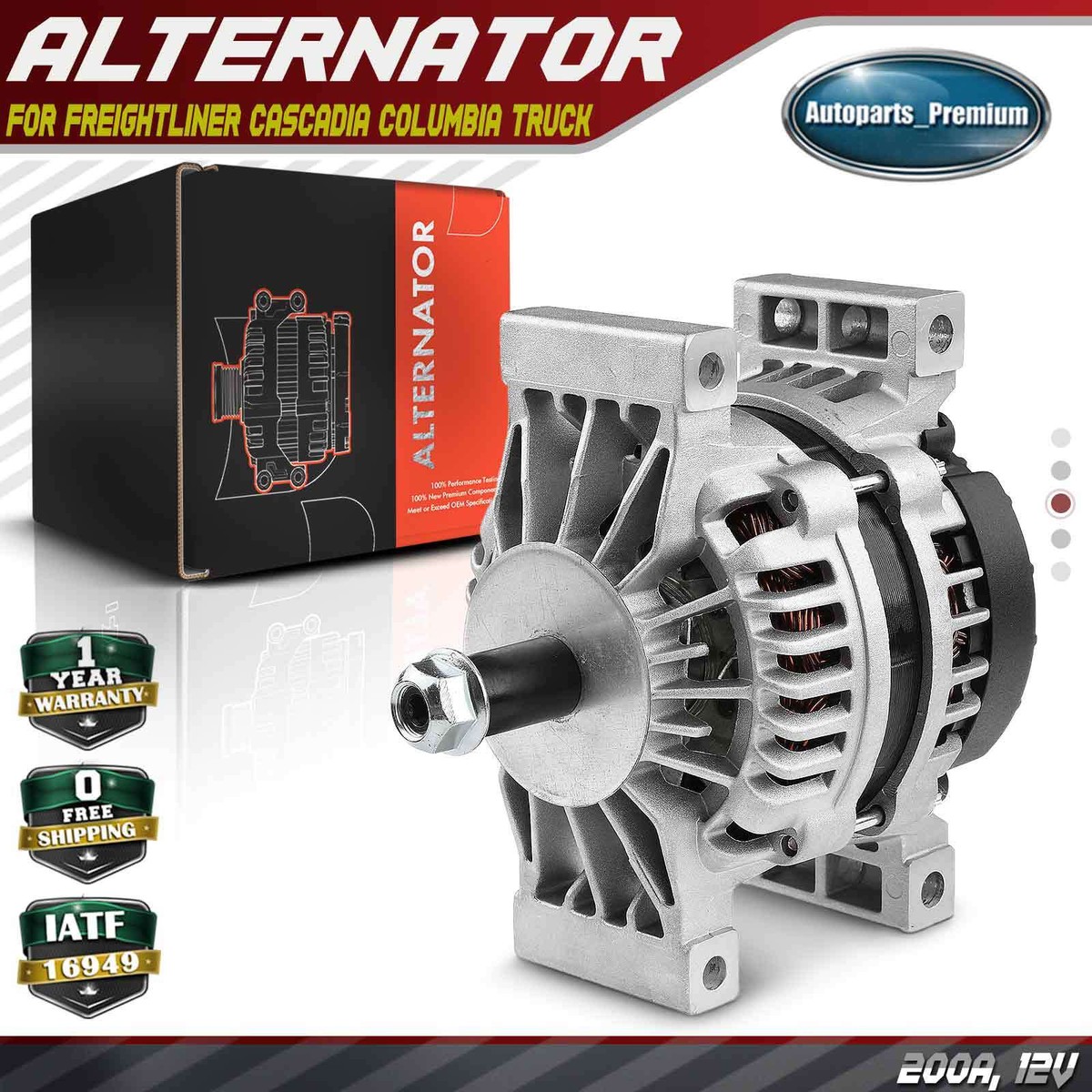 New Alternator for Freightliner Cascadia Columbia Coronado