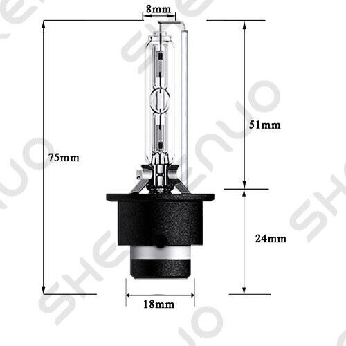 D2S D2R HID Xenon Headlight Bulbs White For Acura TL TSX RDX MDX NSX ZDX CL RL - Picture 4 of 13