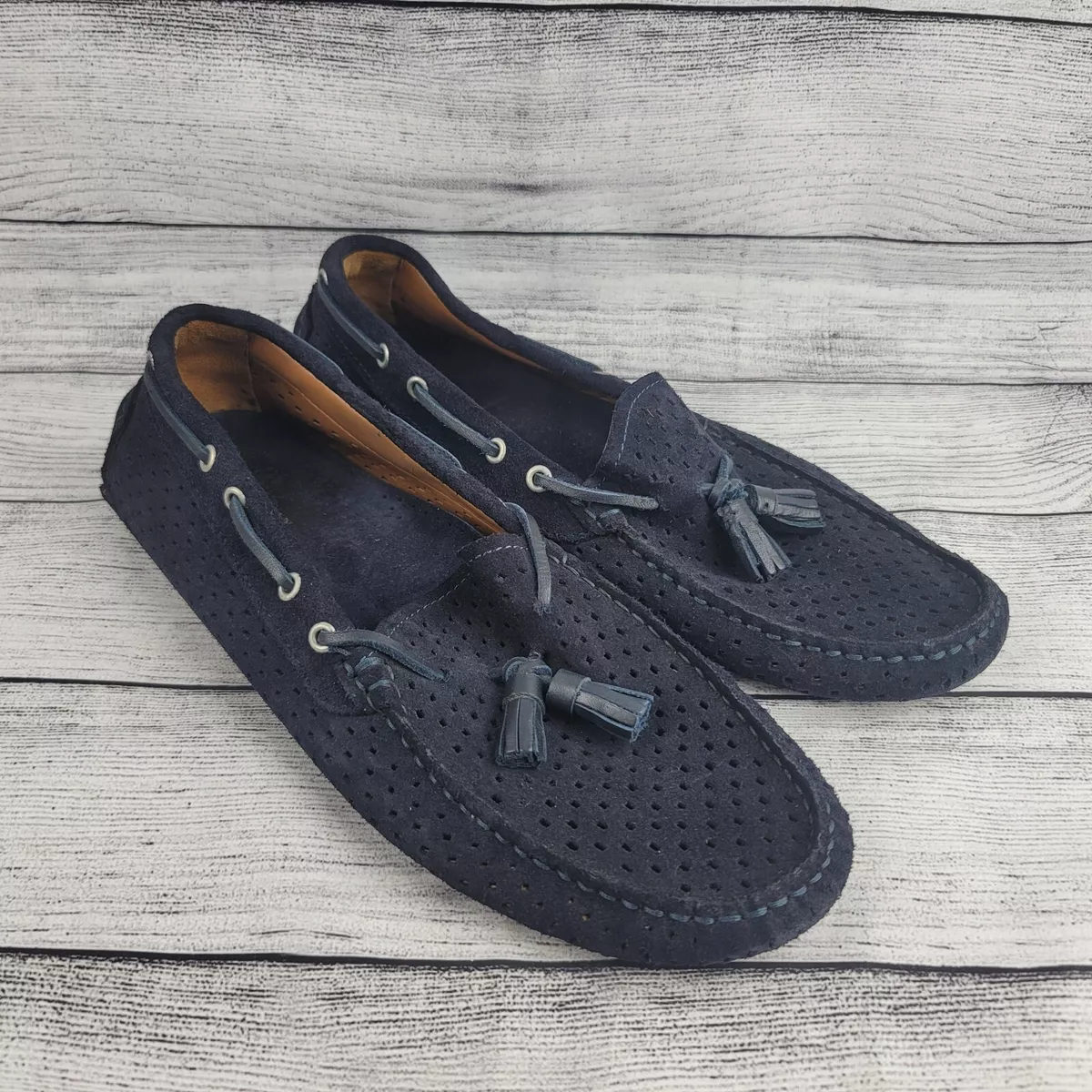 Zara hotsell blue loafers