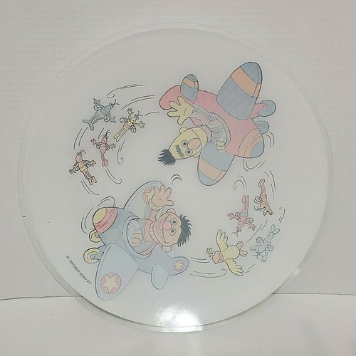 Jim Henson Vintage Sesame Street Glass Light Ceiling Cover - Picture 6 of 6