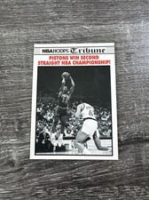 1990-91 NBA Hoops - "Sports" Heading on Back #341 Vinnie Johnson