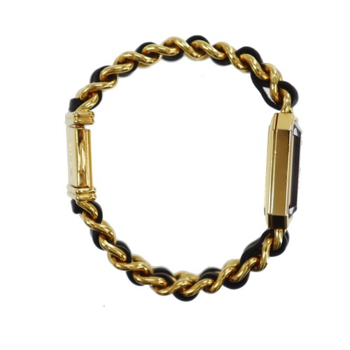 CHANEL Premiere Discontinued Wristwatches M Gold Black Quartz Swiss #CO496 S - Picture 3 of 14