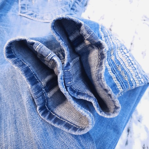 Miss Me Hailey Skinny Jeans Women’s Size 27 Rhinestone Denim Emboidered Calf - Picture 10 of 14