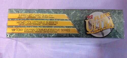 1992 Fleer Ultra Baseball Wax Box Series 1 Rookies Clemens? Nomar? Ungeöffnet - Bild 5 von 6
