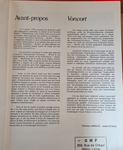 La  ligne de chemin de fer Porrentruy Bonfol Alsace train ferroviaire Cabri - Photo 5/9