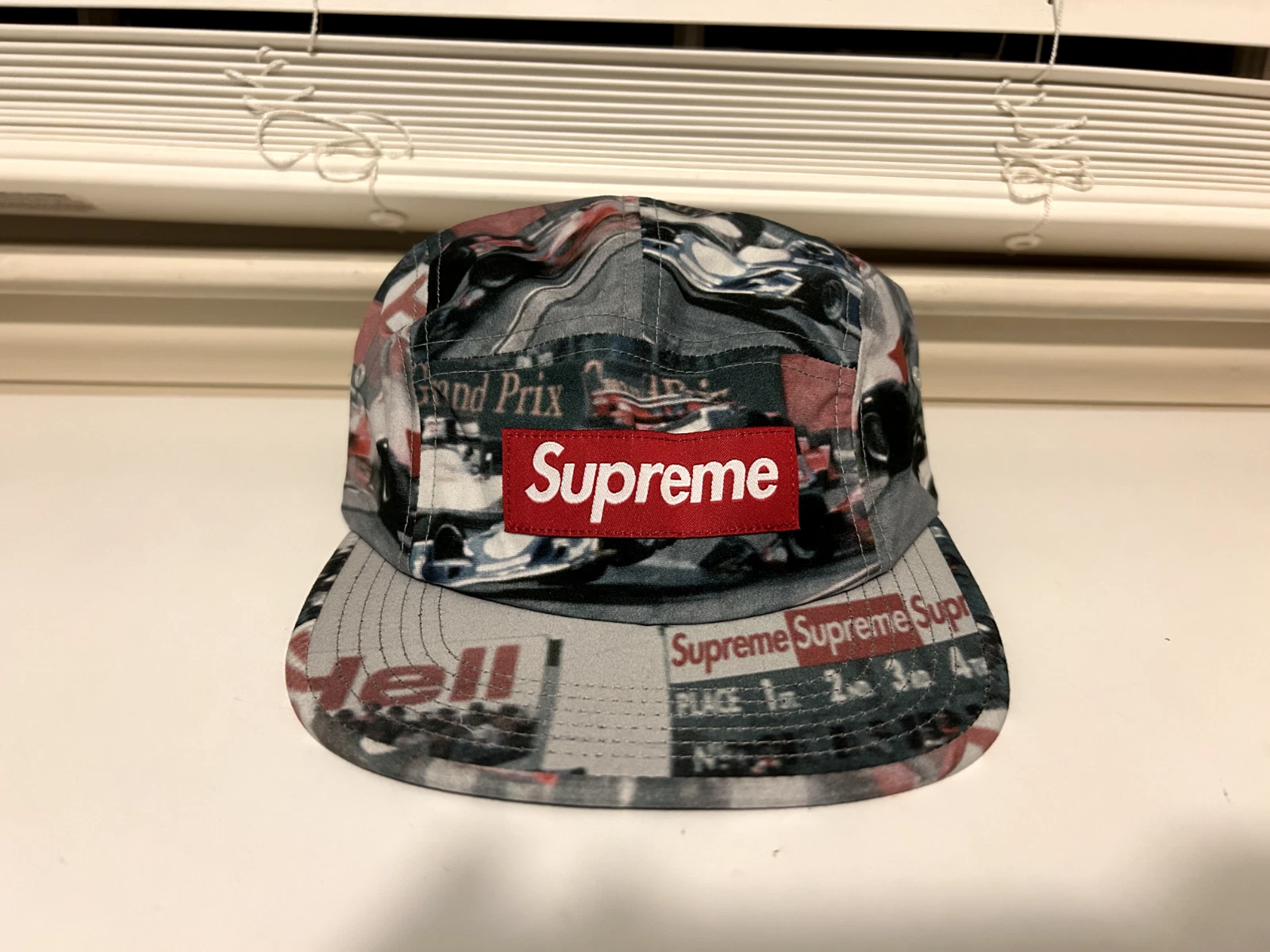 Casquette de camp Supreme Grand Prix multicolore SS19