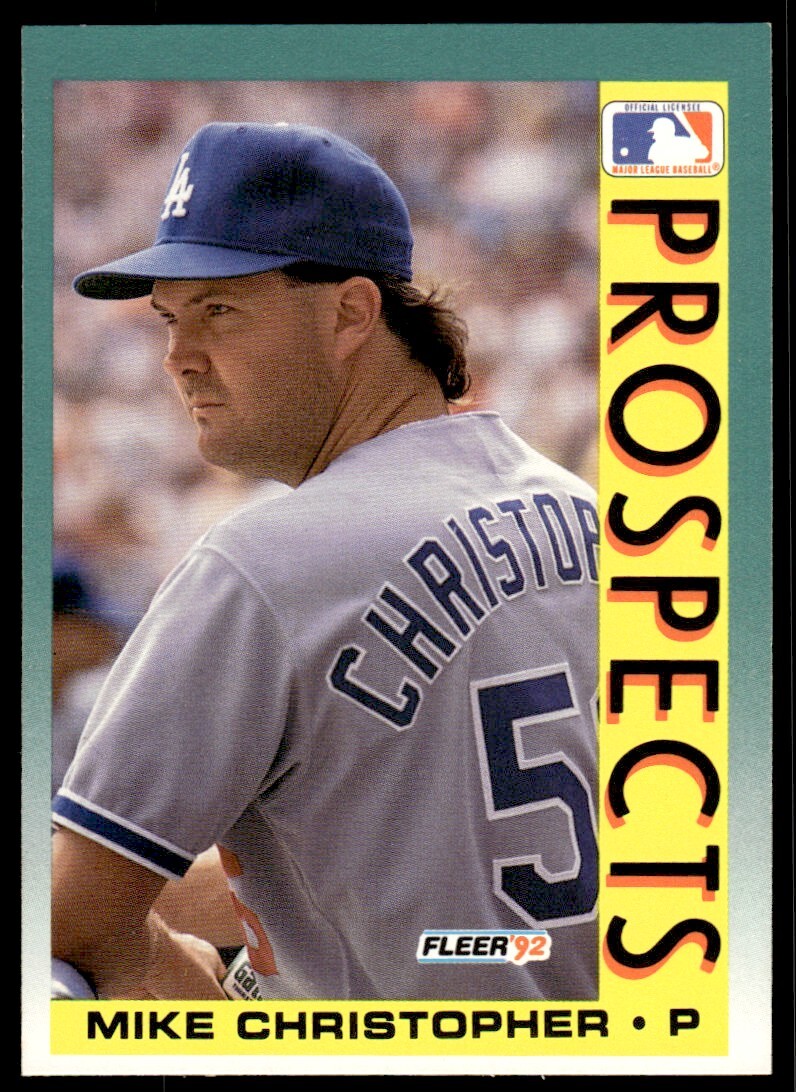1992 Fleer Mike Christopher Baseball Card #654 | eBay