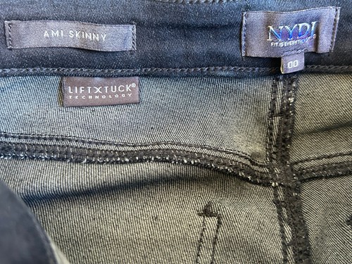 NWT $119 NYDJ Lift Tuck Ami Skinny High Rise Whitby Dark Wash Jeans Size 00 - Picture 9 of 14