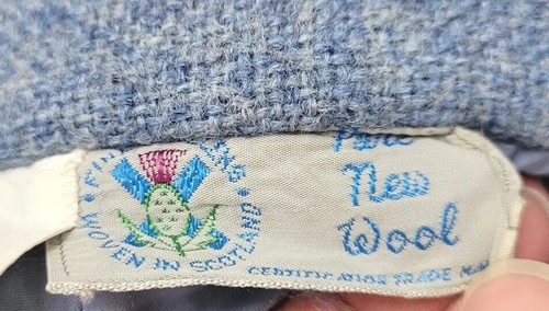 Vintage Braemar Light Blue Wool High Waisted Trousers with Lining Size 10 - Picture 17 of 19