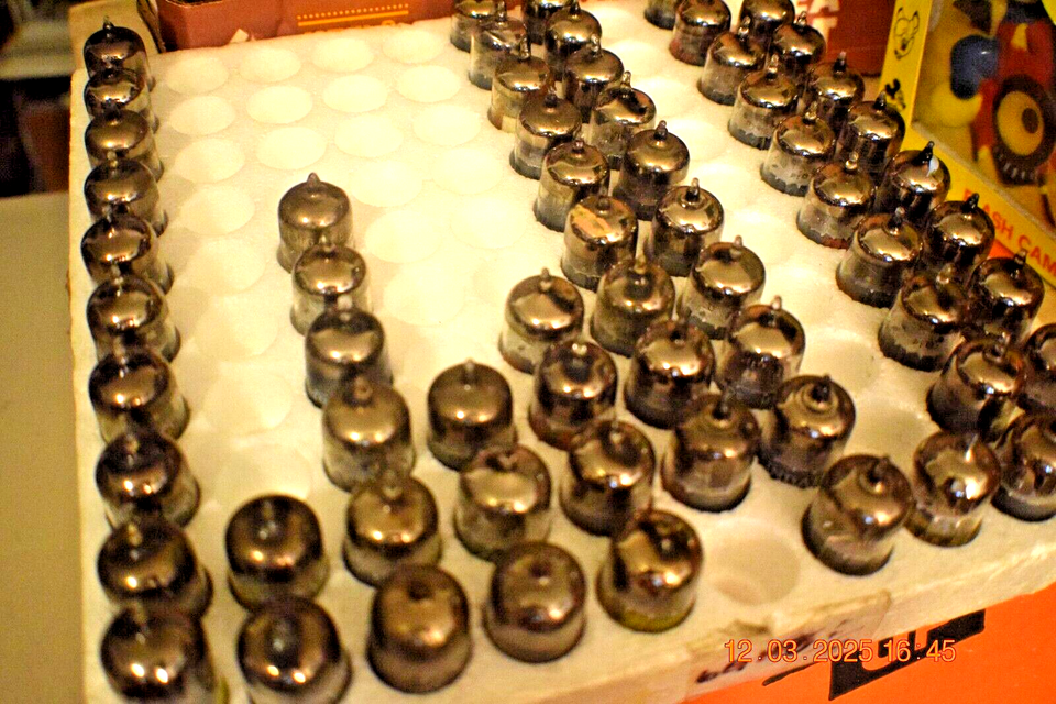 Vacuum Tube 6GH8 (6EA8)- LOT OF SIX (6) - TESTED- MIXED BRANDS - FREE ...