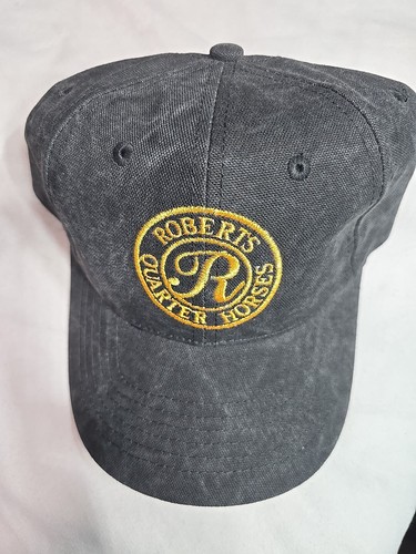 Roberts Quarter Horses Embroidered Strapback Hat OWFM NWOT Sample Hat - Picture 9 of 9