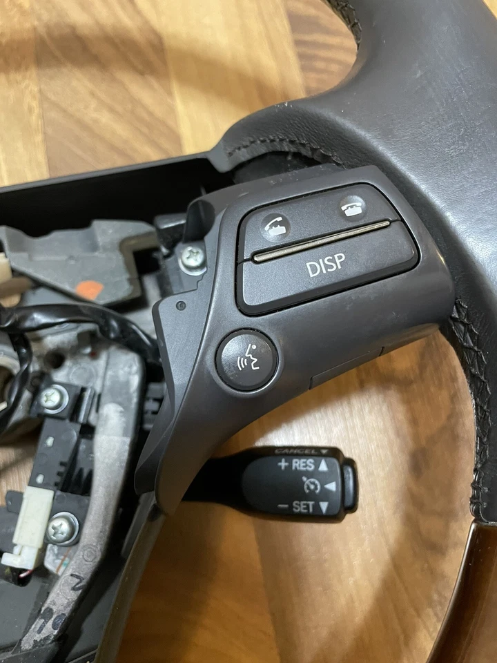 06-11 Volante Lexus GS300 GS350 GS430 GS450H madera cuero OEM GRIS Foto 4 de 4