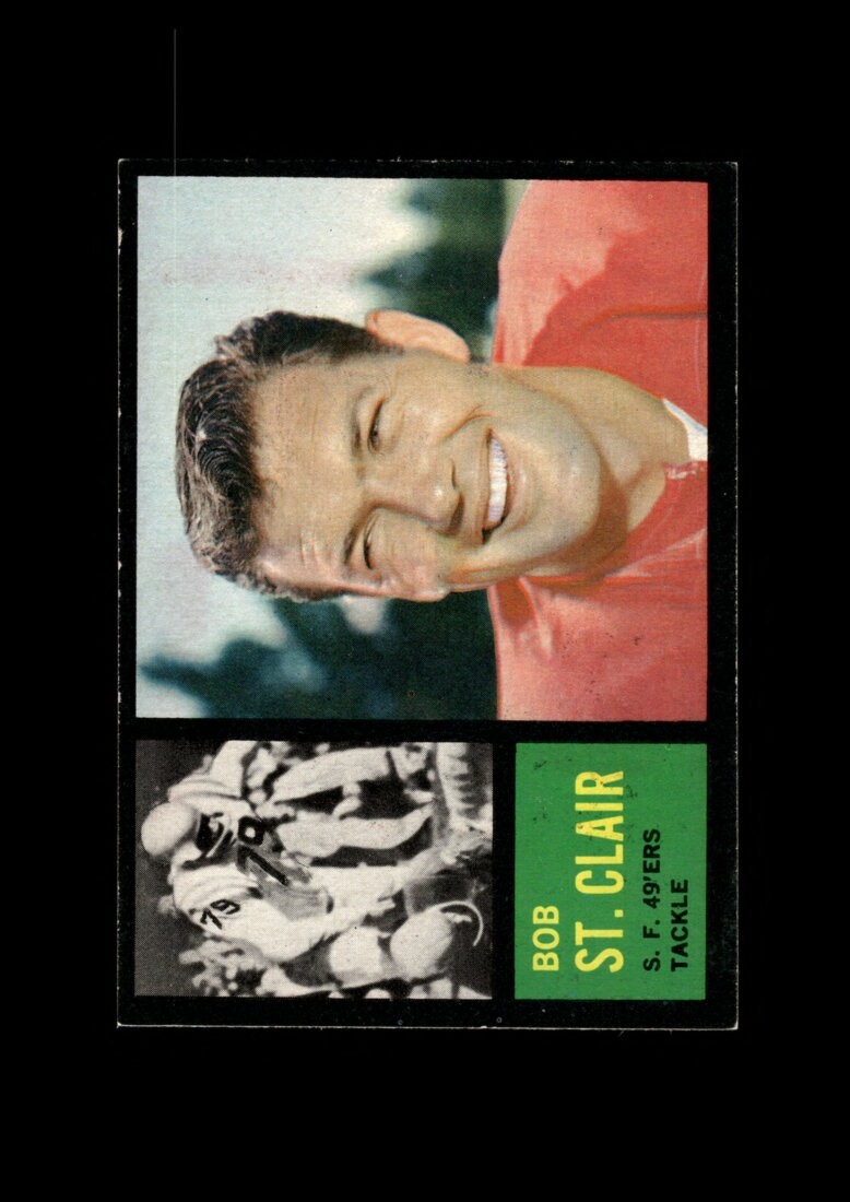1962 Topps Set-Break #157 Bob St. Clair EX-EXMINT *GMCARDS*