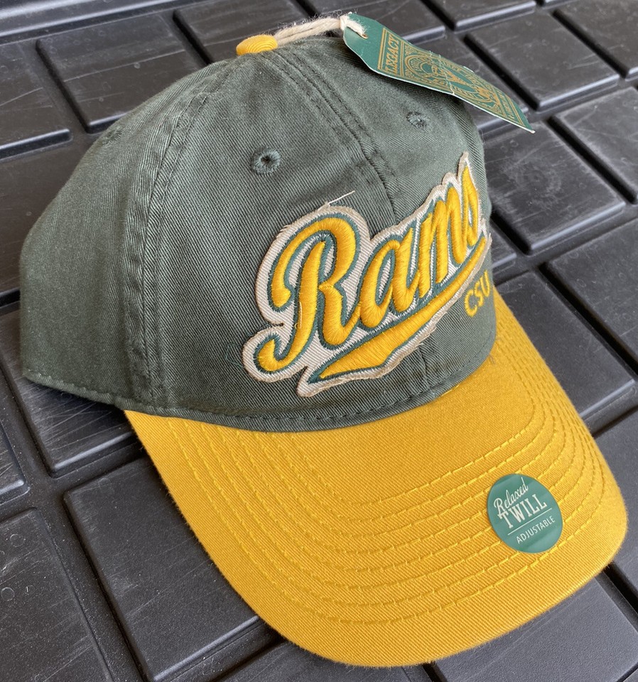 NWT CSU Rams Colorado State Legacy 92 Strapback OSFA Script Hat Cap Dad ...