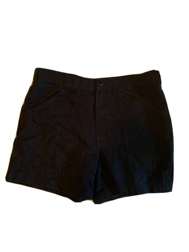 Vintage Cabelas Herren 40 Faded Spell Out Über Knie Outdoor Wander Shorts Schwarz - Bild 1 von 5