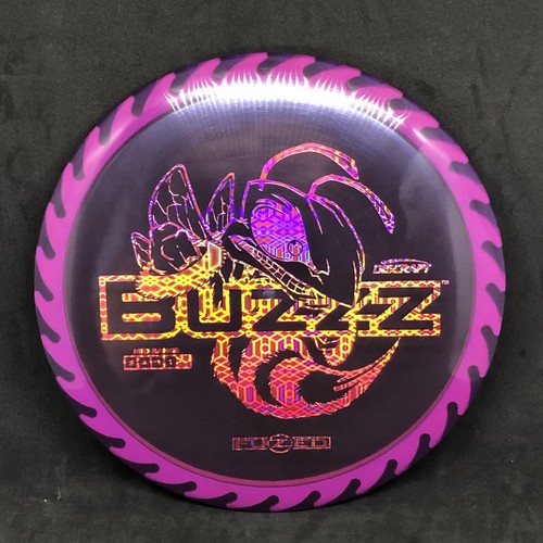 Fuzed Buzzz Buzz Saw 176 PURPLE HOT PINK RIM FOIL TRON STAMP Disc Golf Discraft - Picture 20 of 24