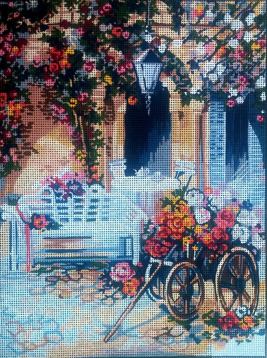 Needlepoint tapestry painted canvas 40.112 - Landscape (16