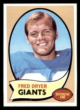 1970 Topps Football #247 Fred Dryer NM/MT *d4