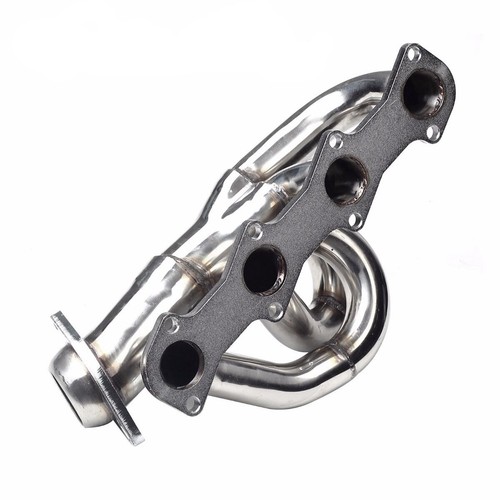 FOR 97-03 FORD F150 F250 EXPEDITION 4.6L V8 SHORTY SS EXHAUST HEADER MANIFOLD - Picture 5 of 7