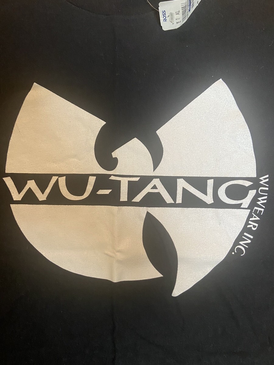 Vintage 90s Wu Tang Clan WHITE LOGO Wu Wear Rap T Shirt XL Vintage 90s Wu Tang Clan WHITE LOGO Wu Wear Rap T Shirt XL