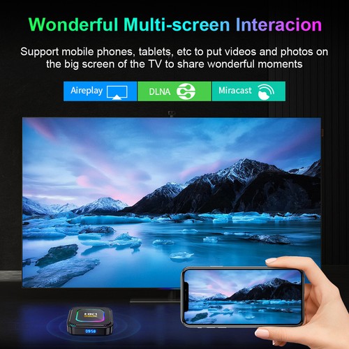 2024 Smart Android 13 TV Box Quad Core HK1 8K HD Media Stream Player - Picture 12 of 18