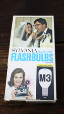 Vintage Sylvania BLUE DOT M3 FLASHBULBS 12 Bulbs New Old Stock B1