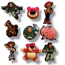 9 Pc Set Toy Story Buzz Lightyear Shoe Charms For Crocs Jibbitz Style K-1 2