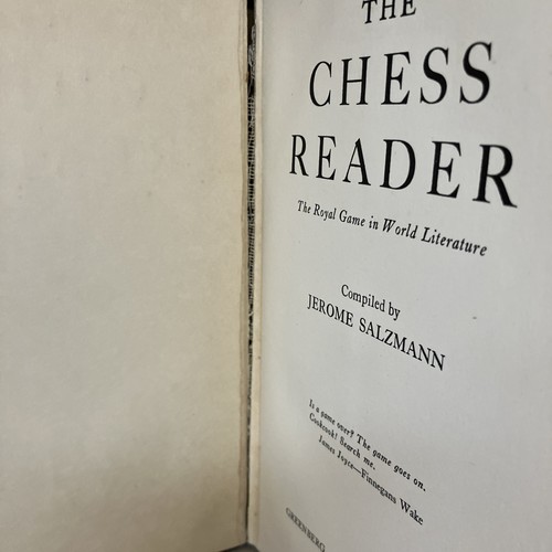 The Chess Reader Royal Game in World Literature Jerome Salzmann (1949, HC no DJ) - Picture 6 of 8