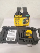 DEWALT DW088CG 100 ft. Green Self-Leveling Cross Line Laser Level with Case