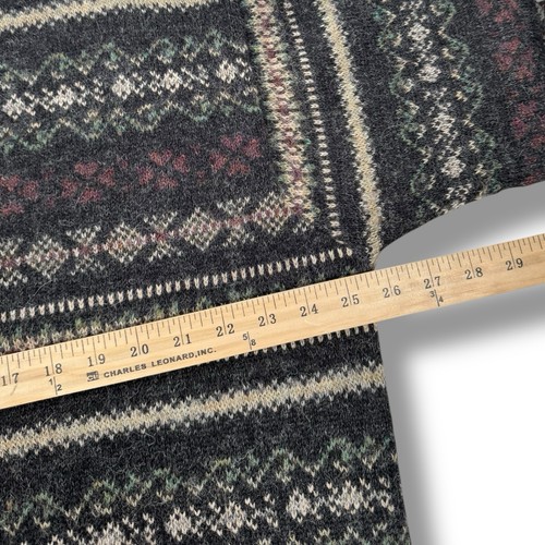 Vintage J.Crew Alpaca Wool Thick Knit Sweater Mens Large • EXCELLENT CONDITION - Picture 3 of 4
