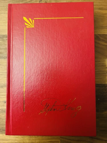 Rare Hearts In Atlantis Stephen King Library Edition Red Leather Bound HC OOP
