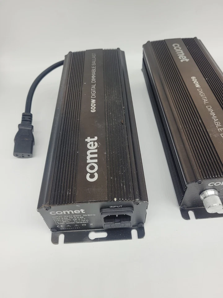 Comet 600w Digital Dimmable Ballasts X2 250w 400w 600w Super Lumens 2 Units  - Image 4 of 4