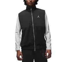 Nike Air Jordan Essentials Winter Vest Full Zip Black Men's S & XL  FD8628-010